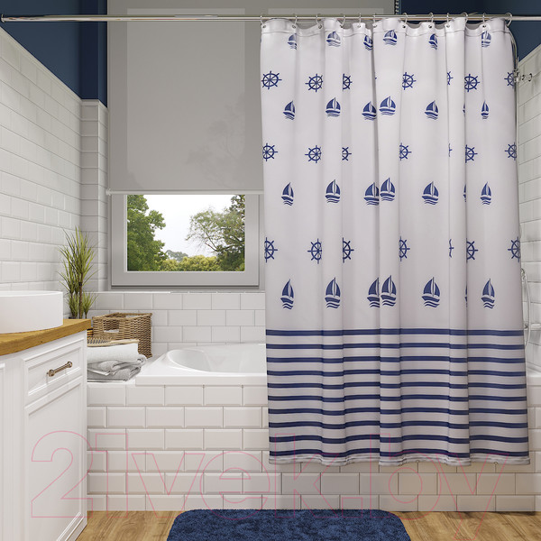 Изображение товара Шторка-занавеска для ванны FORA FOR-RN095