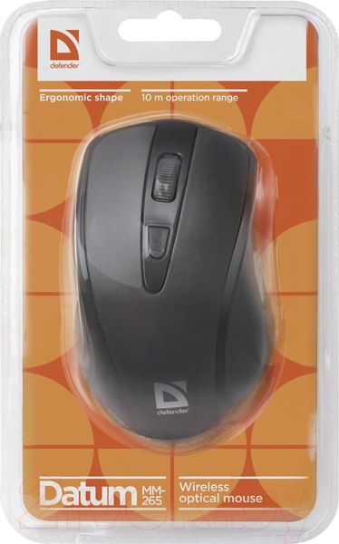 Изображение товара Мышь Defender Datum MM-265 / 52265 (черный)