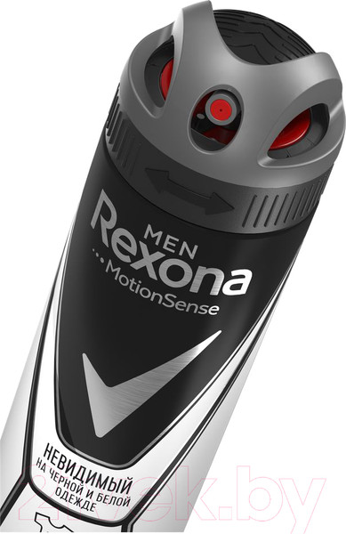Изображение товара Антиперспирант-спрей Rexona Men Невидимый на черном и белом (150мл)