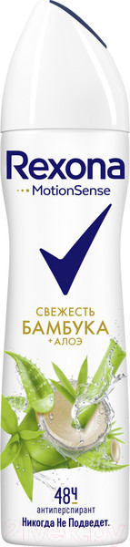 Изображение товара Антиперспирант-спрей Rexona С экстрактом Алоэ Вера (150мл)