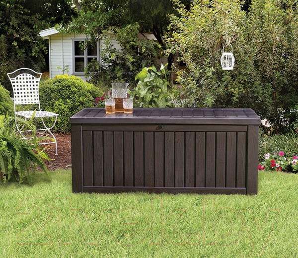 Изображение товара Сундук уличный Keter Rockwood Deck Box / 17197729 (коричневый)