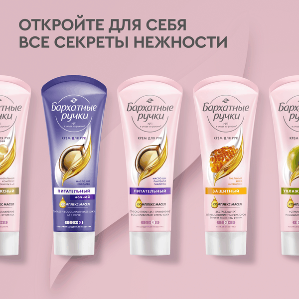 Изображение товара Крем для рук Бархатные ручки Питательный (80мл)