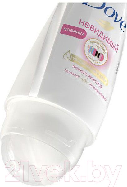 Изображение товара Антиперспирант шариковый Dove Невидимый. Нежность лепестков (50мл)