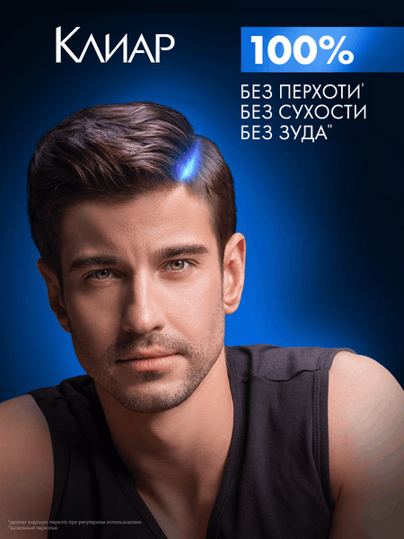 Изображение товара Шампунь-гель для душа Clear Men Актив Спорт 2в1 против перхоти (400мл)