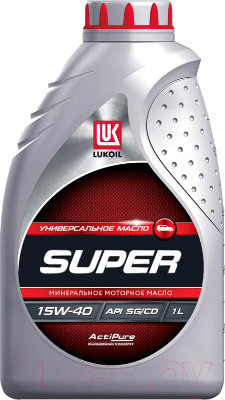 Изображение товара Моторное масло Лукойл Супер 5W40 SG/CD / 19441 (1л)