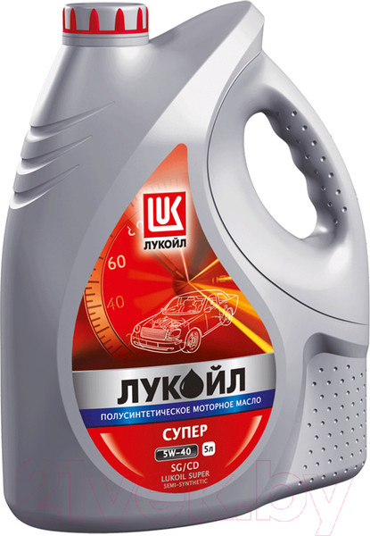 Изображение товара Моторное масло Лукойл Супер 5W40 SG/CD / 19443 (5л)