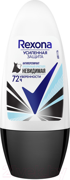 Изображение товара Антиперспирант шариковый Rexona Прозрачный кристалл (50мл)