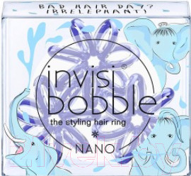 Изображение товара Набор резинок для волос Invisibobble Nano Bad Hair Day? Irrelephan!