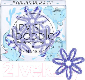 Изображение товара Набор резинок для волос Invisibobble Nano Bad Hair Day? Irrelephan!