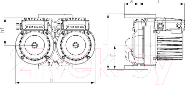 Изображение товара Циркуляционный насос IMP PUMPS GHNDbasic II 40-120 F