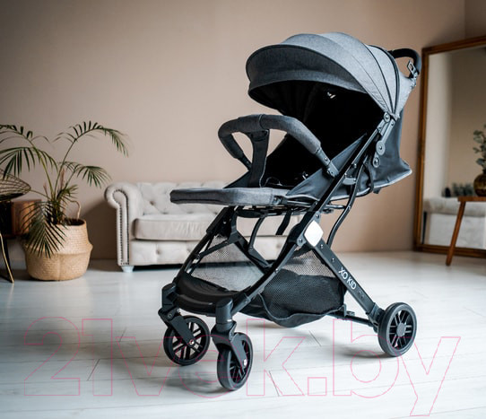 Изображение товара Детская прогулочная коляска Xo-kid Ride Silver (Stone+S)