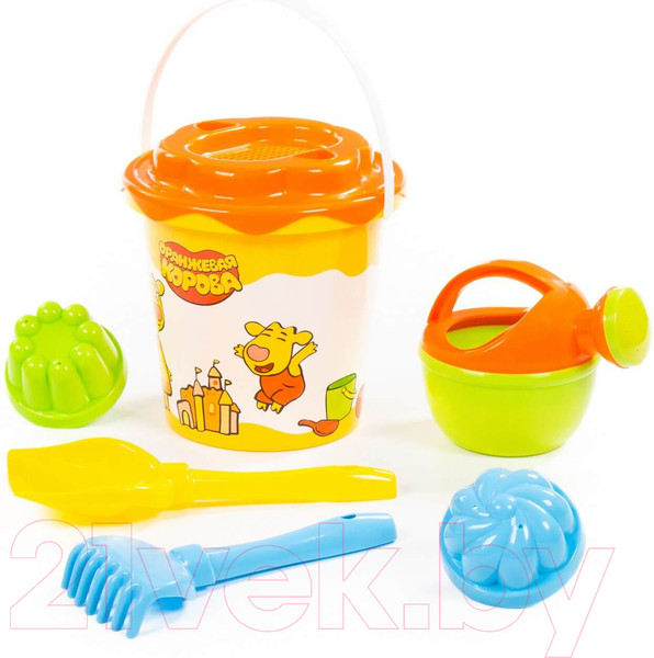 Изображение товара Набор игрушек для песочницы Полесье Оранжевая корова №5 / 83197