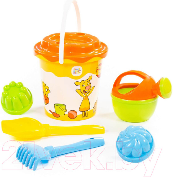 Изображение товара Набор игрушек для песочницы Полесье Оранжевая корова №5 / 83197