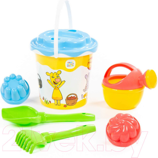 Изображение товара Набор игрушек для песочницы Полесье Оранжевая корова №5 / 83197