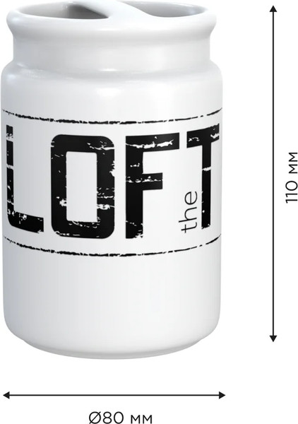 Изображение товара Стакан для зубной щетки и пасты FORA Loft FOR-LT042