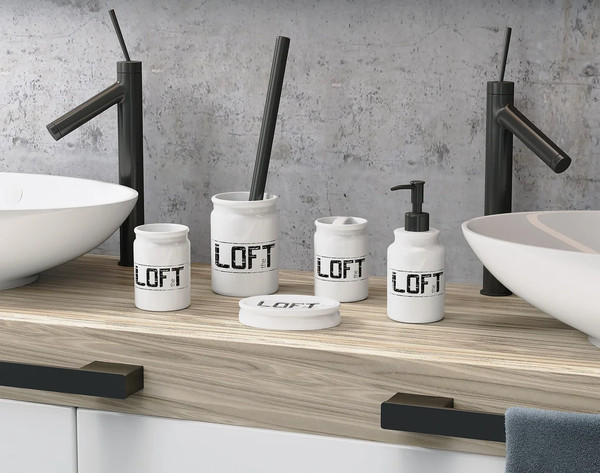 Изображение товара Стакан для зубной щетки и пасты FORA Loft FOR-LT042