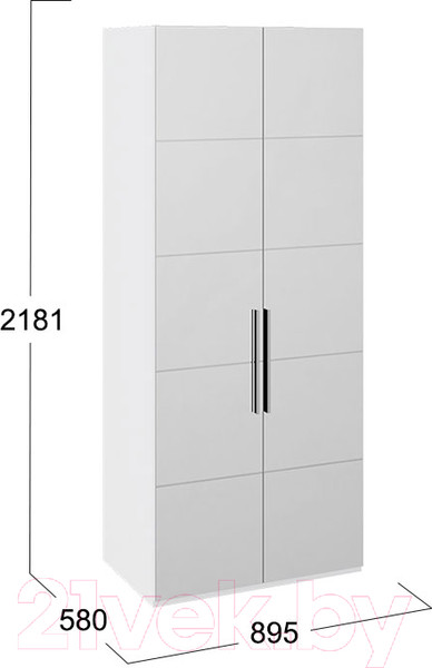 Изображение товара Шкаф ТриЯ Наоми СМ-208.07.05 (белый глянец)