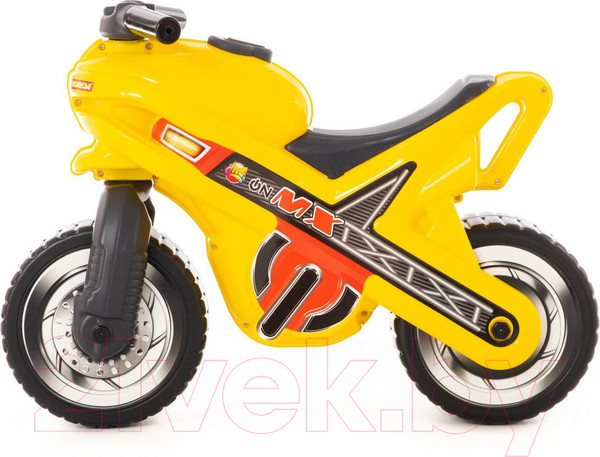 Изображение товара Каталка детская Полесье МХ Мотоцикл / 80578 (желтый)