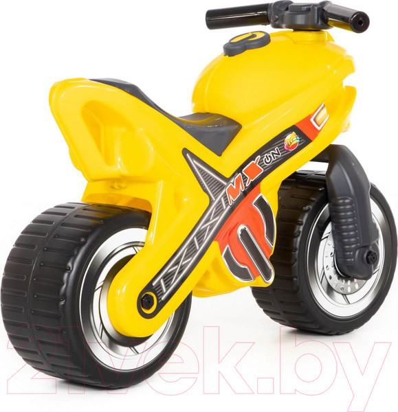 Изображение товара Каталка детская Полесье МХ Мотоцикл / 80578 (желтый)