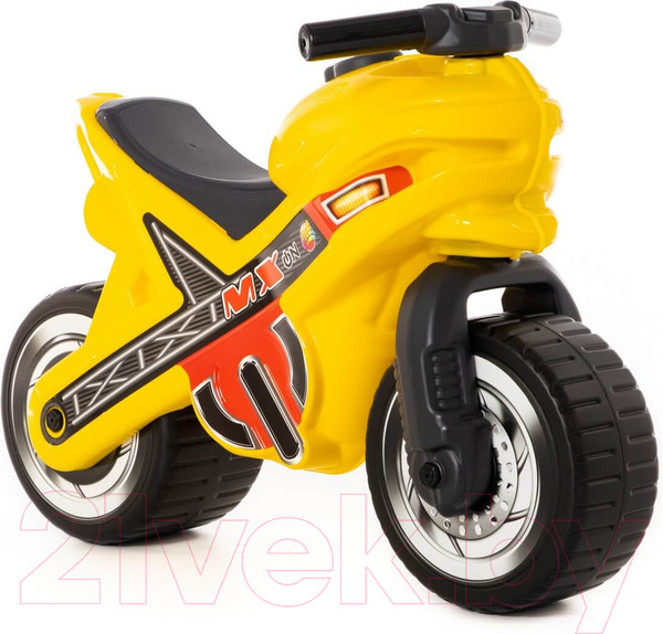Изображение товара Каталка детская Полесье МХ Мотоцикл / 80578 (желтый)