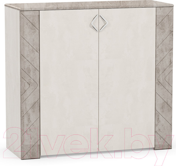 Изображение товара Тумба Mobi Амели 13.107 (шелковый камень К349 RT/бетон чикаго беж LS 00 953)