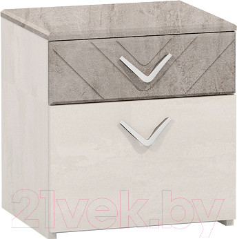 Изображение товара Прикроватная тумба Mobi Амели 13.78 (шелковый камень К349 RT/бетон чикаго беж LS 00 953)