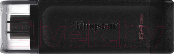 Изображение товара USB flash накопитель Kingston DataTraveler 70 64GB Black (DT70/64GB)