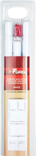 Изображение товара Карниз для ванны FORA 390KUWH