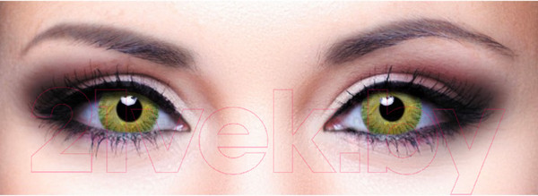 Изображение товара Комплект контактных линз Hera Premium Green Sph-4.00 (2шт)