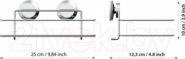 Изображение товара Полка для ванной FORA Atlant A033