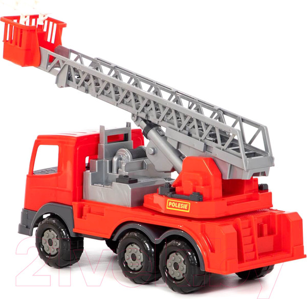 Изображение товара Автомобиль-вышка Полесье Престиж пожарный / 79701