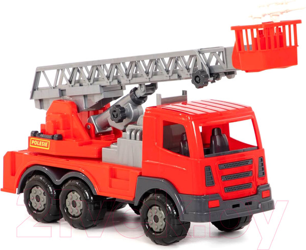 Изображение товара Автомобиль-вышка Полесье Престиж пожарный / 79701