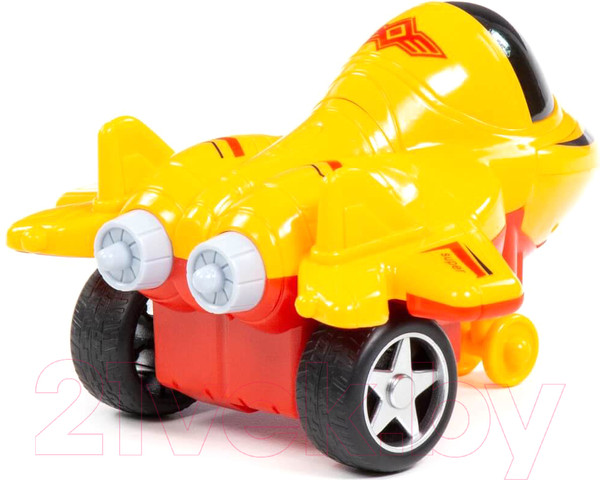 Изображение товара Самолет игрушечный Полесье Робот Деформ / 79541 (инерционный)