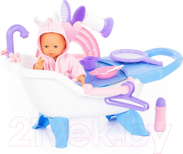 Изображение товара Пупс с аксессуарами Полесье Набор для купания кукол №2 / 83432