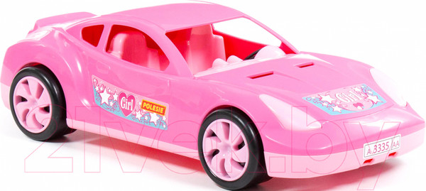 Изображение товара Автомобиль игрушечный Полесье Торнадо / 78582 (розовый)