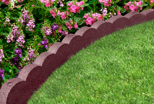 Изображение товара Бордюр садовый Multy Home Flexi Curve Scalloped EU5000058 (терракотовый)
