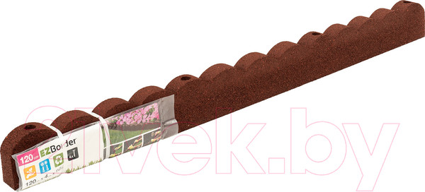 Изображение товара Бордюр садовый Multy Home Flexi Curve Scalloped EU5000058 (терракотовый)