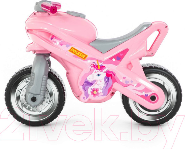 Изображение товара Каталка детская Полесье МХ Мотоцикл / 80608 (розовый)
