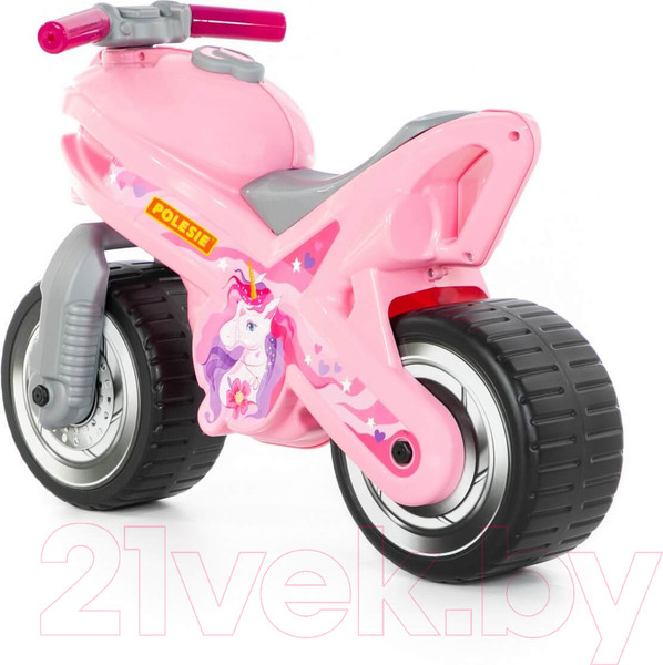 Изображение товара Каталка детская Полесье МХ Мотоцикл / 80608 (розовый)