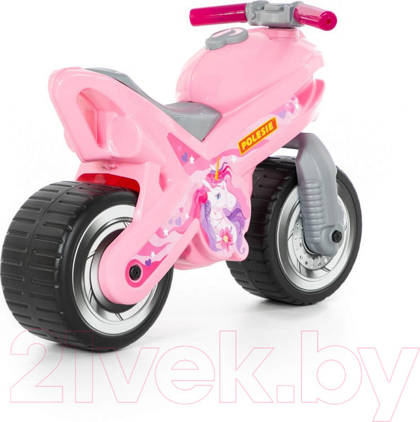 Изображение товара Каталка детская Полесье МХ Мотоцикл / 80608 (розовый)