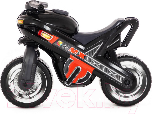Изображение товара Каталка детская Полесье МХ Мотоцикл / 80615 (черный)