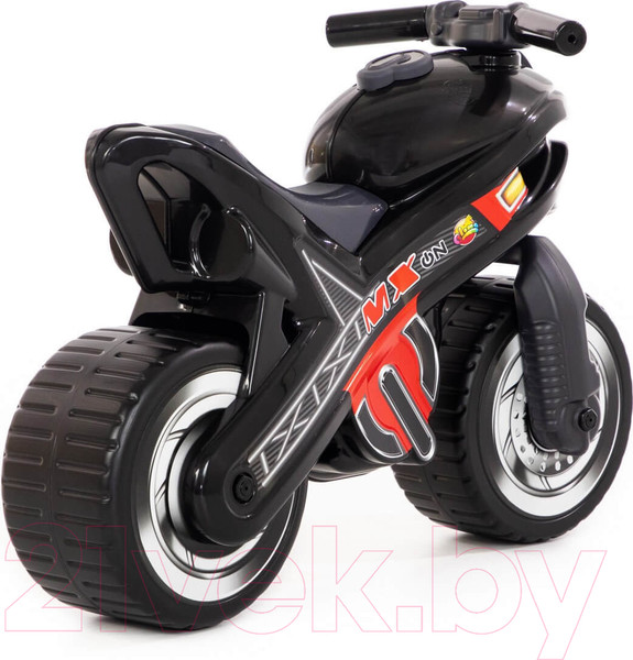 Изображение товара Каталка детская Полесье МХ Мотоцикл / 80615 (черный)