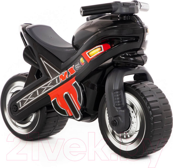 Изображение товара Каталка детская Полесье МХ Мотоцикл / 80615 (черный)