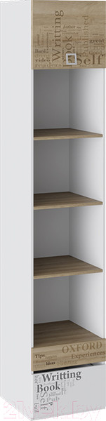 Изображение товара Стеллаж ТриЯ Оксфорд ТД-139.07.20 (ривьера/белый с рисунком)