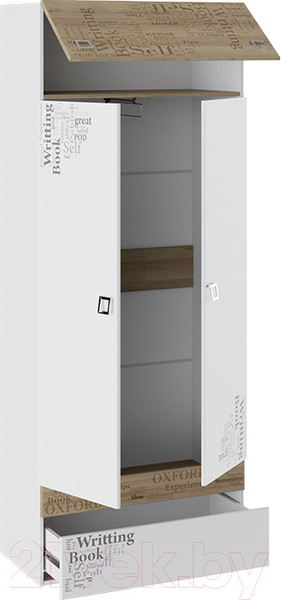 Изображение товара Шкаф ТриЯ Оксфорд ТД-139.07.22 (ривьера/белый с рисунком)