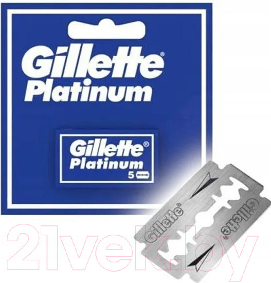 Изображение товара Набор лезвий для бритвы Gillette Platinum (5шт)