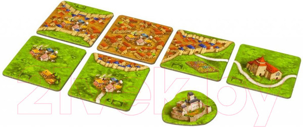 Изображение товара Дополнение к настольной игре Мир Хобби Каркассон 8. Мосты замки и базары / 915224