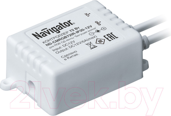 Изображение товара Контроллер для дюралайта Navigator 71 364 ND-CMRGB72IR-IP20-12V