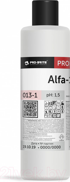 Изображение товара Очиститель Pro-Brite Alfa-19 (1л)