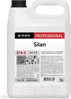 Изображение товара Средство для удаления известковых отложений Pro-Brite Silan (5л)